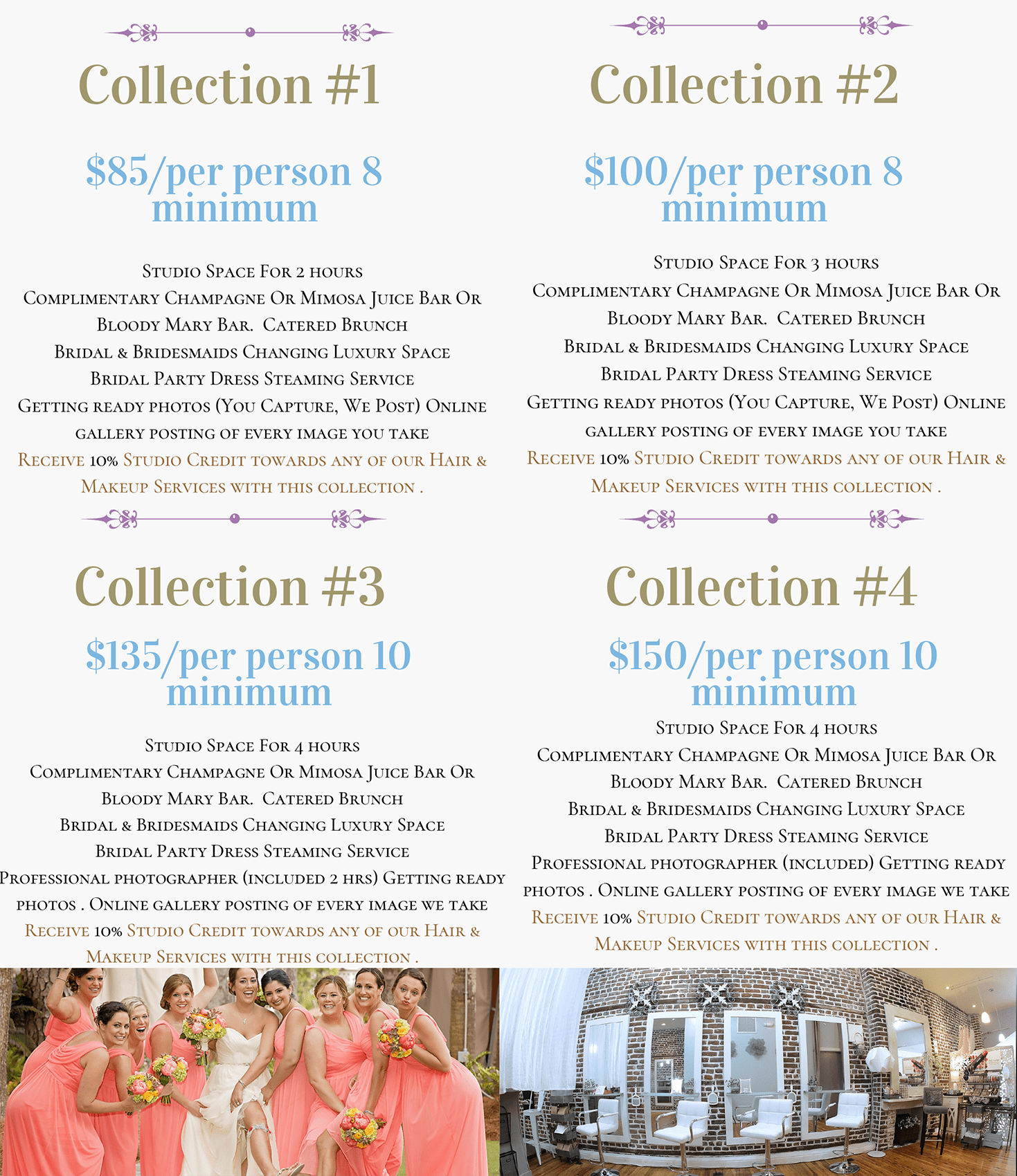 New 5x7 Lordis Loft Bridal Brochure